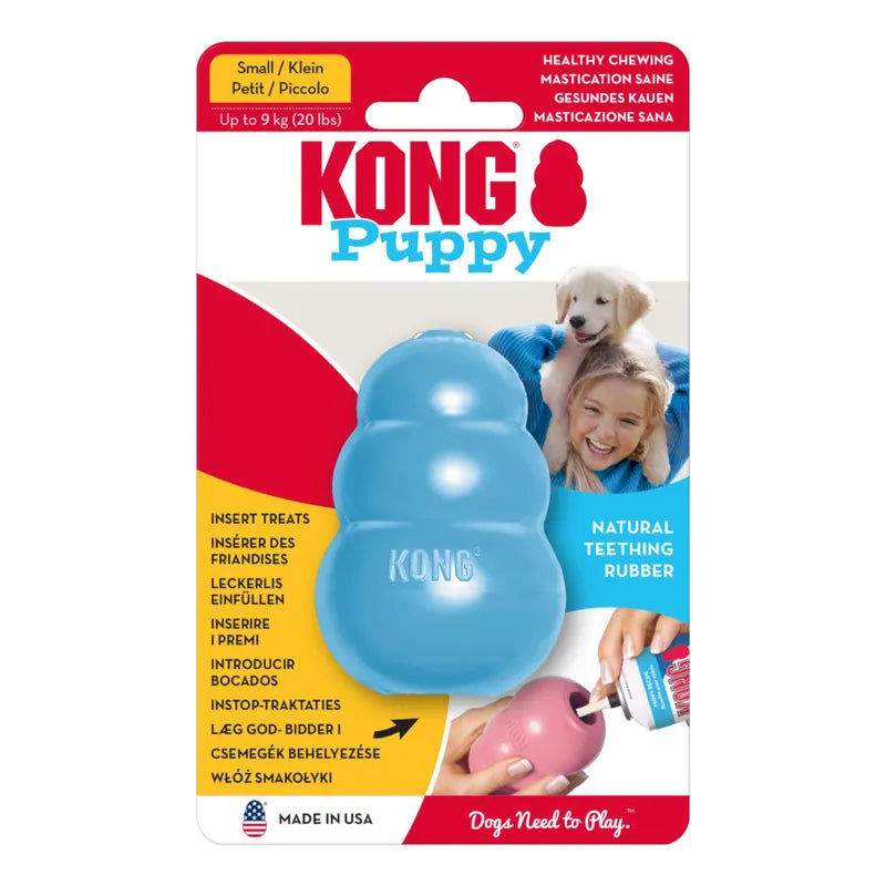 KONG Puppy blå – S för valpar