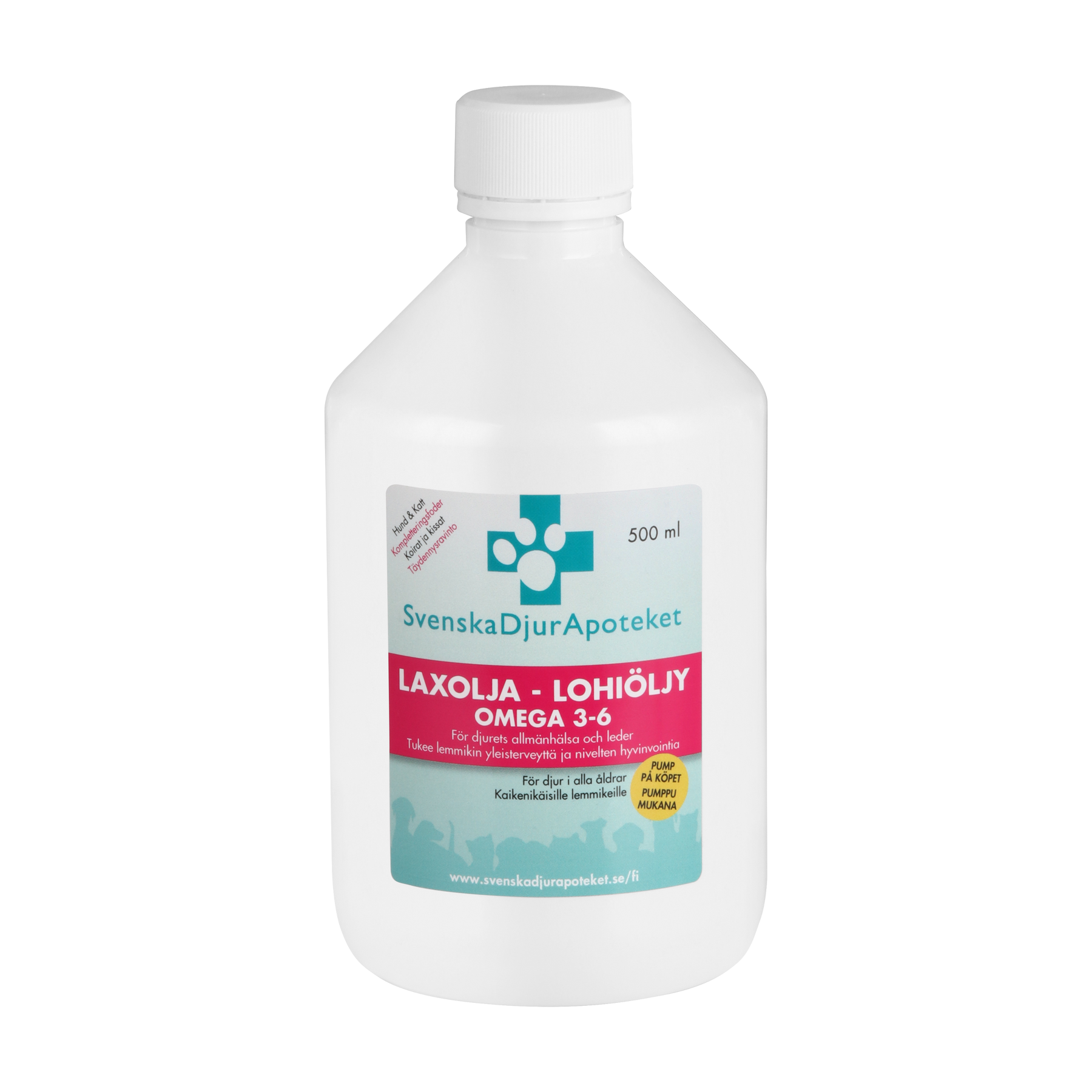 Svenska Djurapoteket Salmon Oil Cat & Dog 1000 ml + Pump