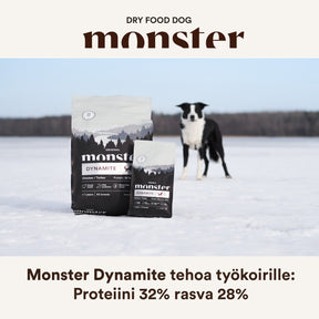 Monster Dog original dynamite chicken-turkey för hund