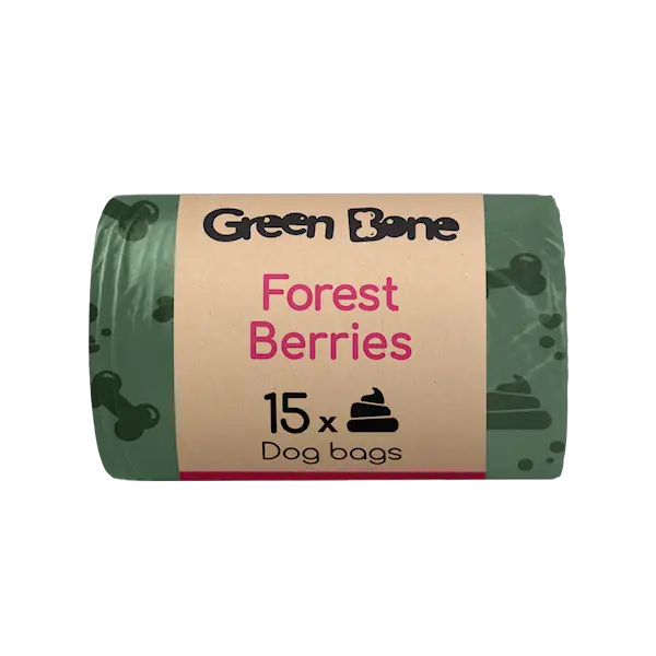 Green Bone Bajspåsar med doft av skogsbär