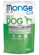 Monge Grill Lamm & Grönsaker Hund 24 x 100 g