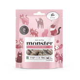 Monster Cat Bites Singles nötkött 50 g för katter
