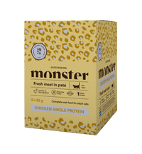 Monster Cat Pouches Adult Chicken 8 x 85 g