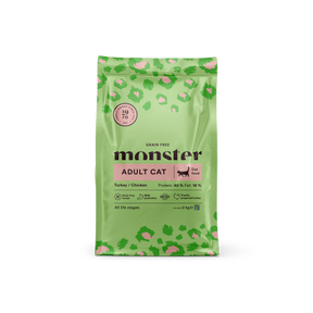 Monster Cat Grain Free Adult Turkey-Chicken
