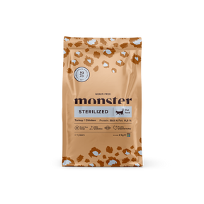 Monster Cat Grain Free Sterilized Turkey-Chicken 2 kg för katter