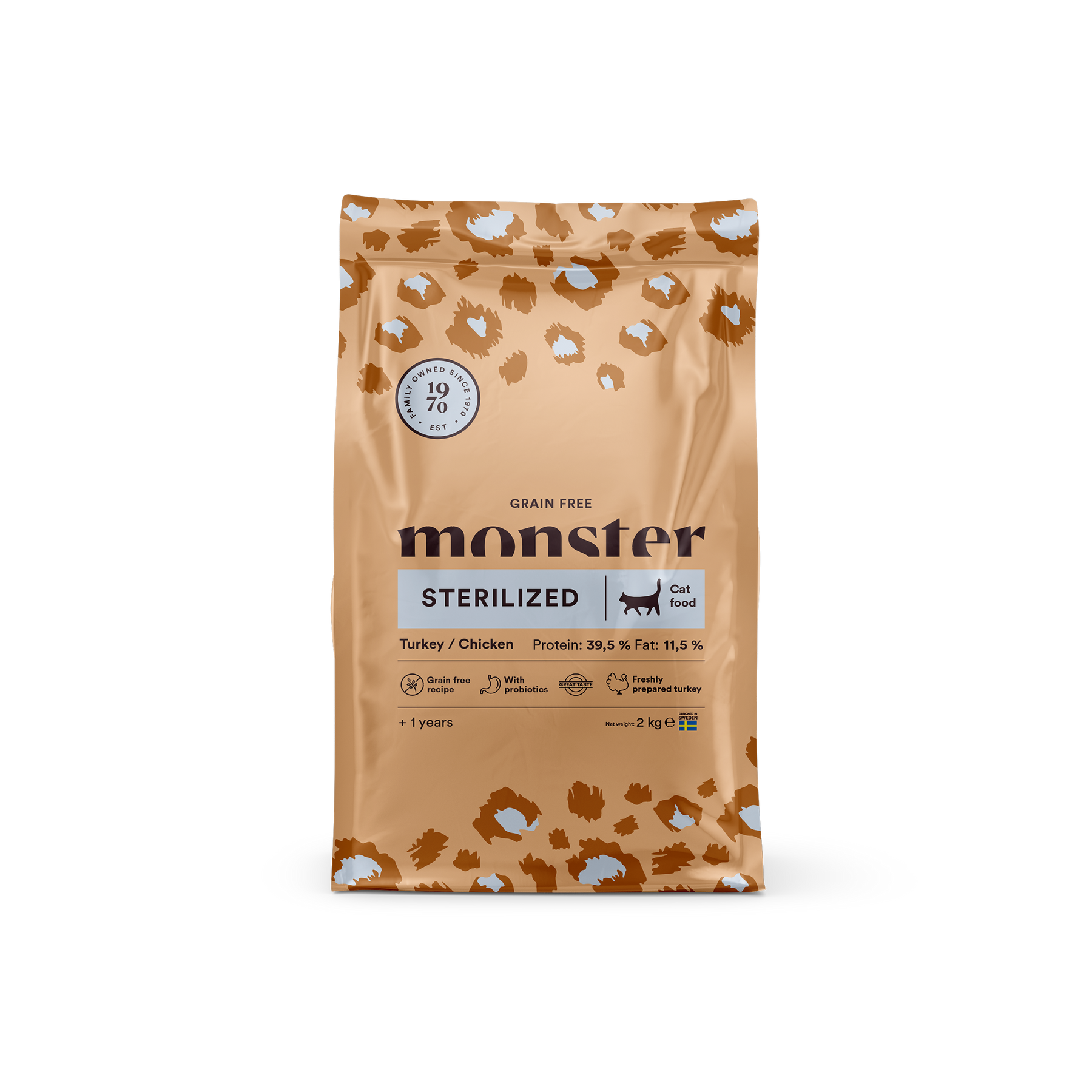 Monster Cat Grain Free Sterilized Turkey-Chicken