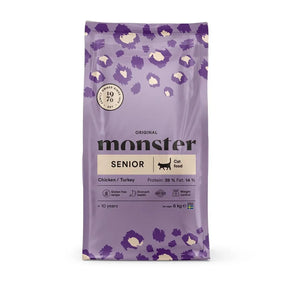 Monster Cat Original Senior kyckling-kalkon 400 g för äldre katter
