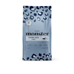 Monster Cat Original Sterilized kuivtoit kassidele kalaga,