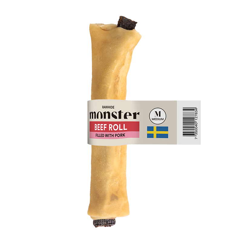 Monster Rawhide Medium Beef Filled Pork Roll 1 st