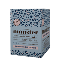 Monster Cat Pouches Adult Salmon 8 x 85 g
