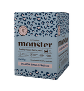 Monster Cat Pouches Adult Salmon 8 x 85 g för katter