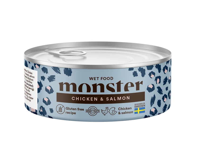 Monster Cat Adult Multi Protein Chicken-Salmon 100 g