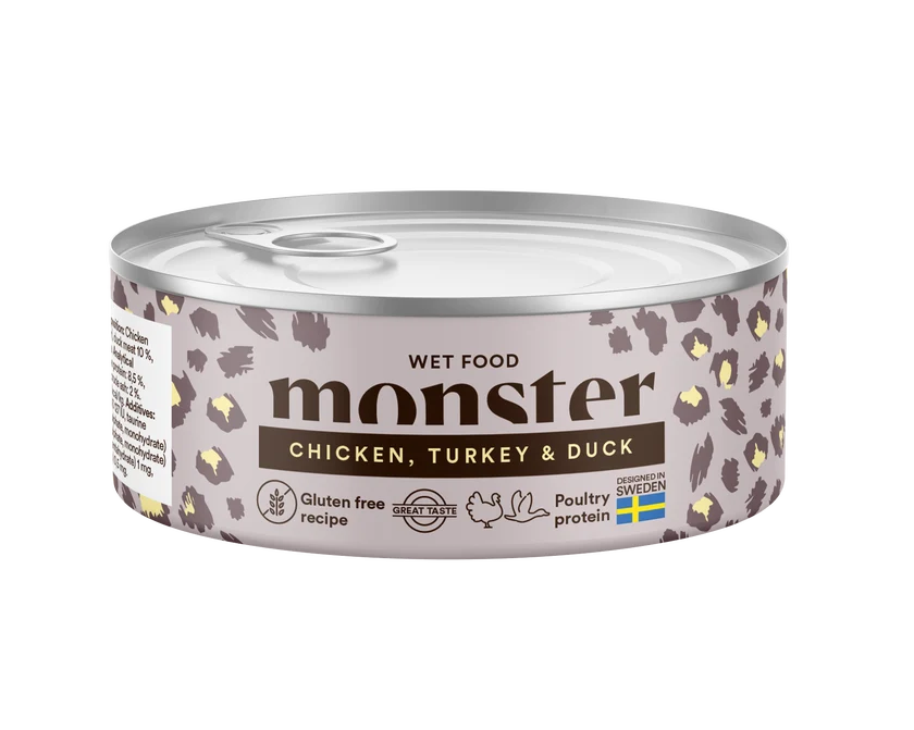 Monster Cat Adult Multi Protein Chicken-Turkey-Duck 100 g