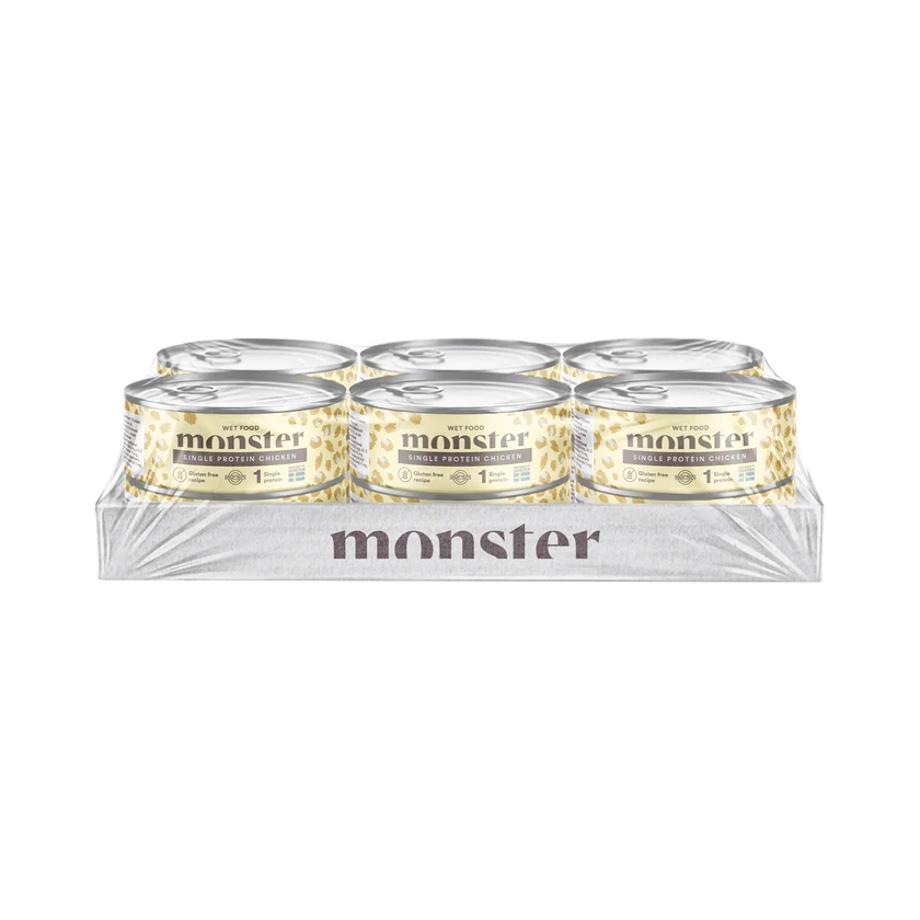 Monster Cat Adult Single Protein Chicken 12 x 100 g