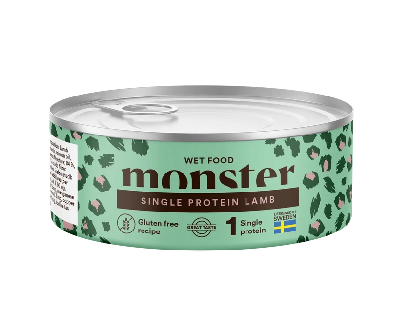 Monster Cat Adult Single Protein Lamb Våtfoder Katt 100 g