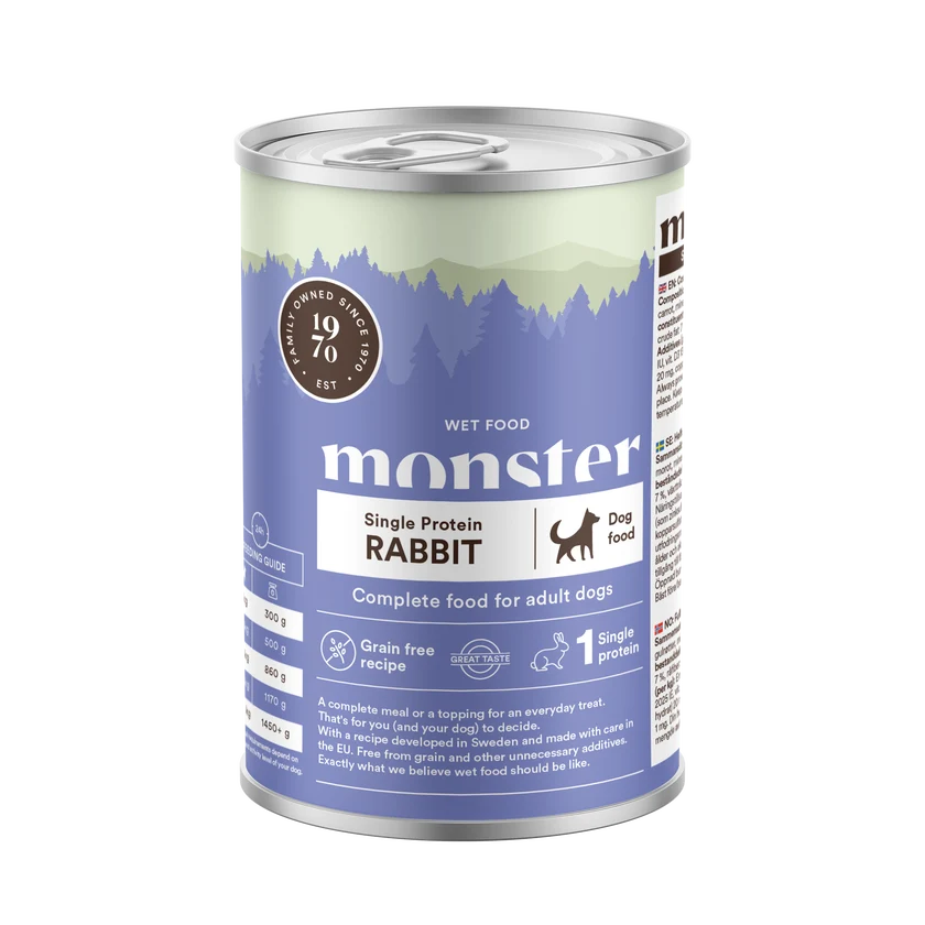 Monster Dog Adult Single Protein Rabbit 400 g