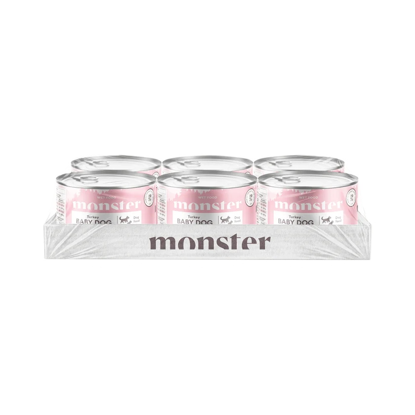 Monster Dog Baby Mousse 6 x 190 g