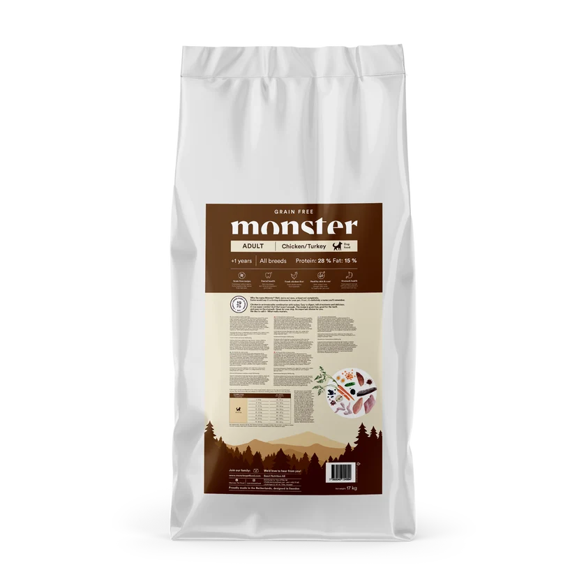 Monster Dog Grain Free Adult All Breed Chicken-Turkey