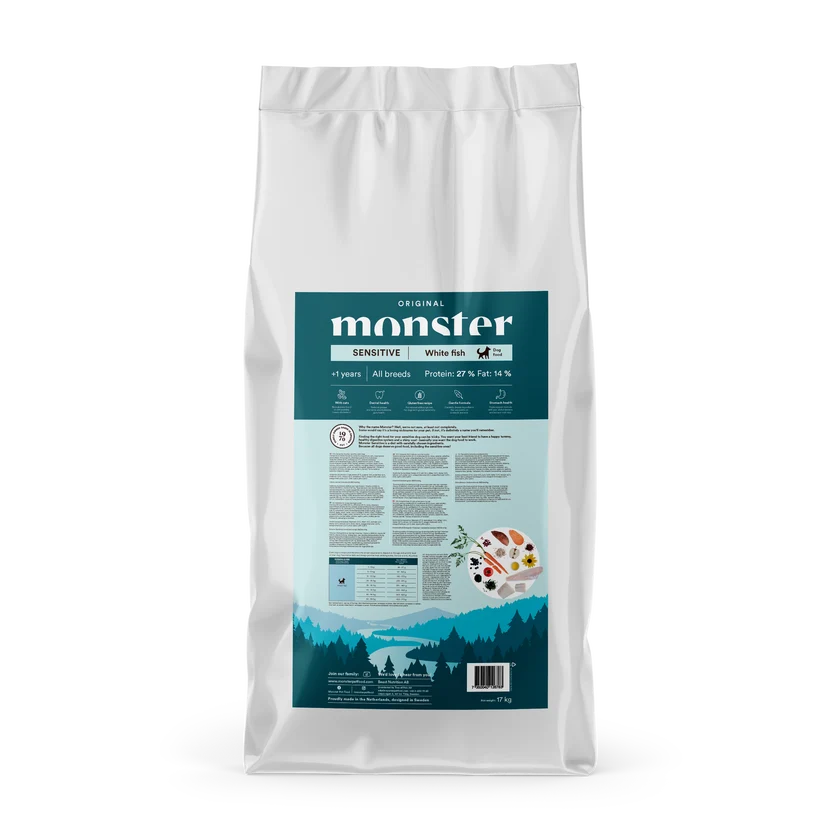 Monster Dog Original Adult Sensitive White Fish