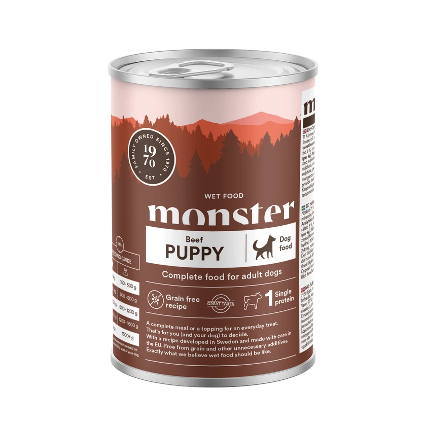 Monster Dog Puppy Beef 400 g