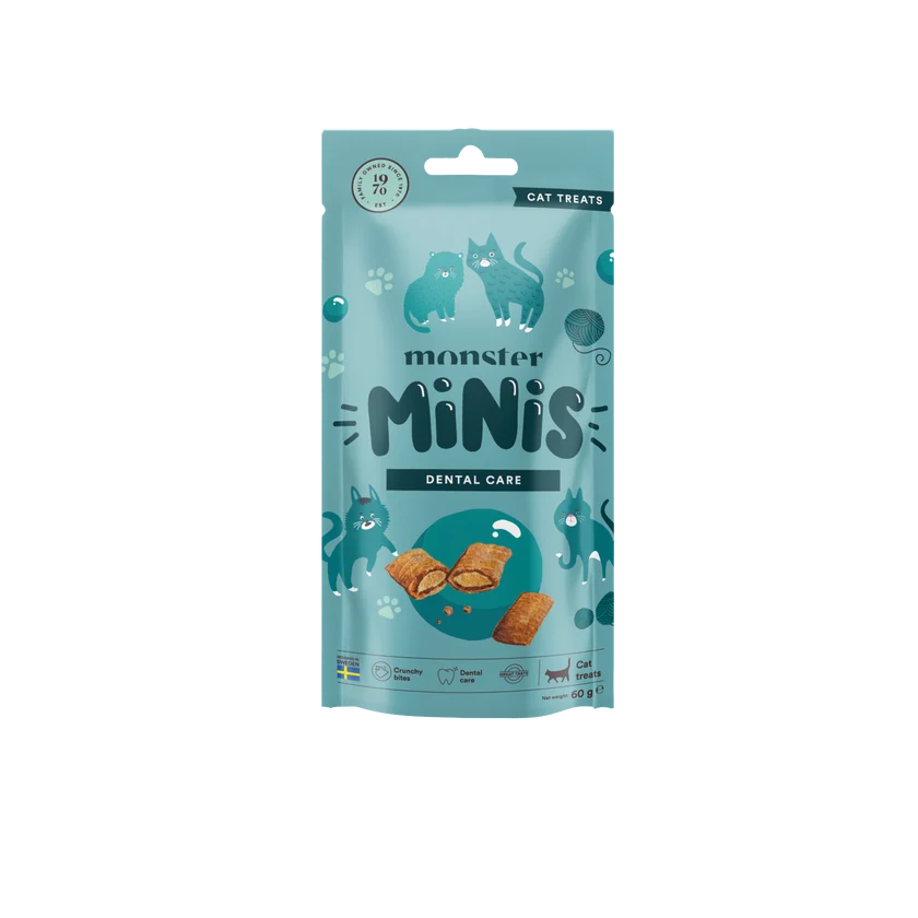 Monster Cat Minis Dental Care 60 g för katter