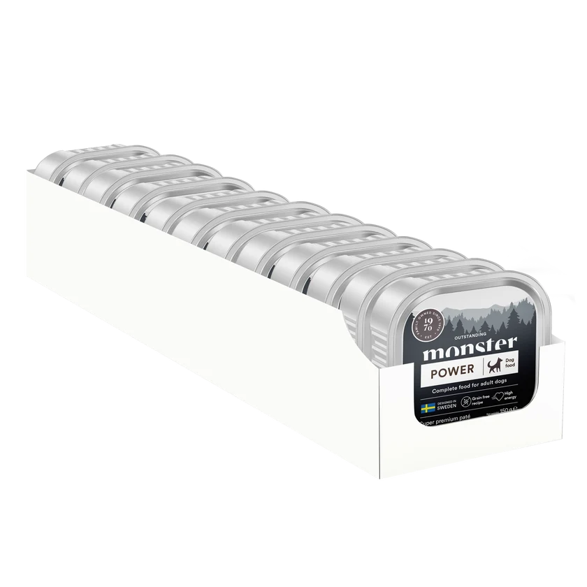 Monster Dog Adult Power Pate Chicken 12 x 150 g