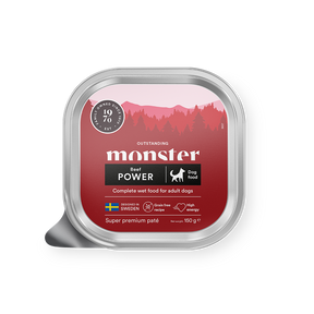 Monster Dog Adult Power Paté nötkött för hund 150 g