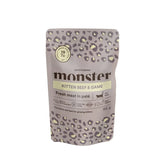 Monster Cat Pouches Kitten Beef-Game 85 g för kattungar