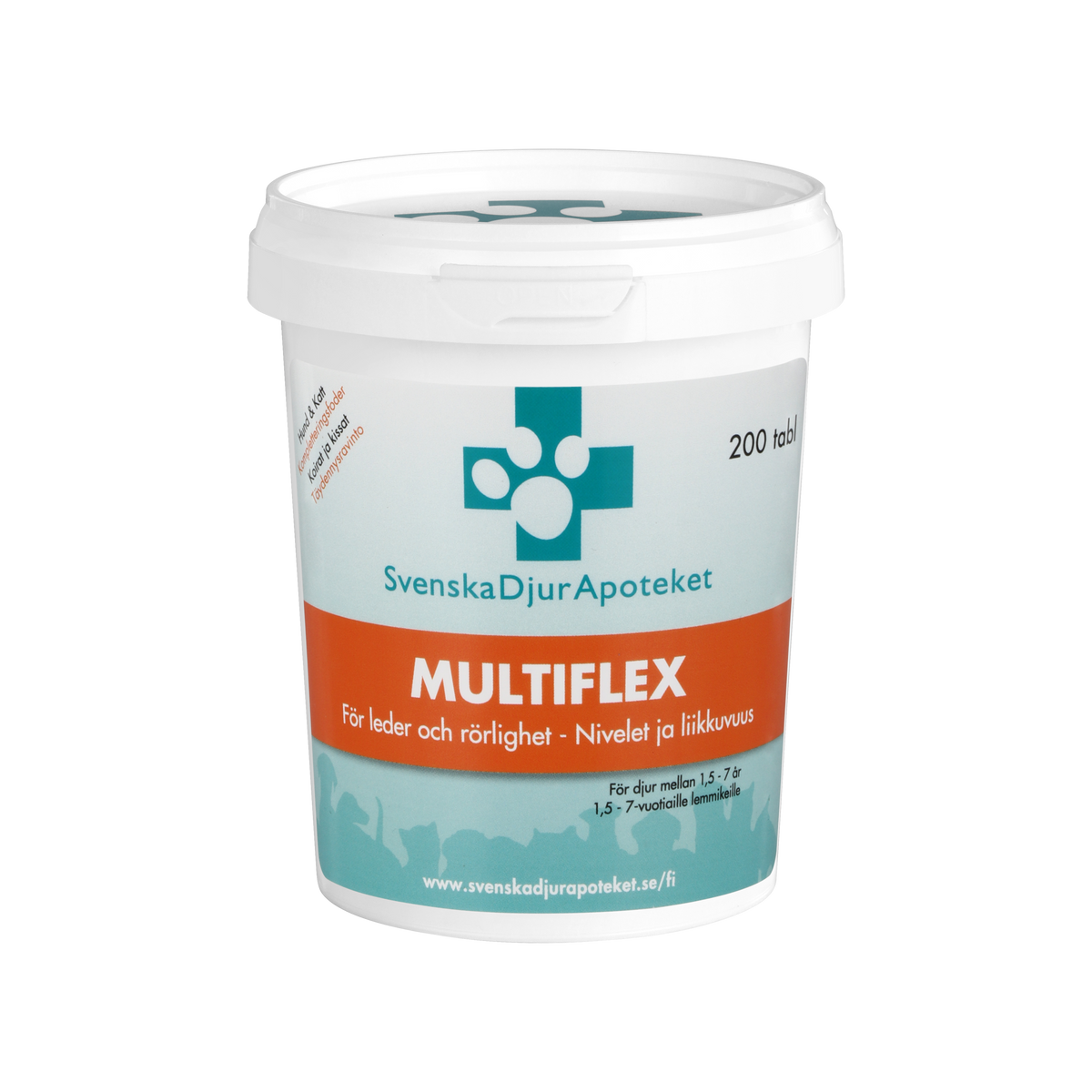 Svenska DjurApoteket MultiFlex for Dogs & Cats – 200 Tablets