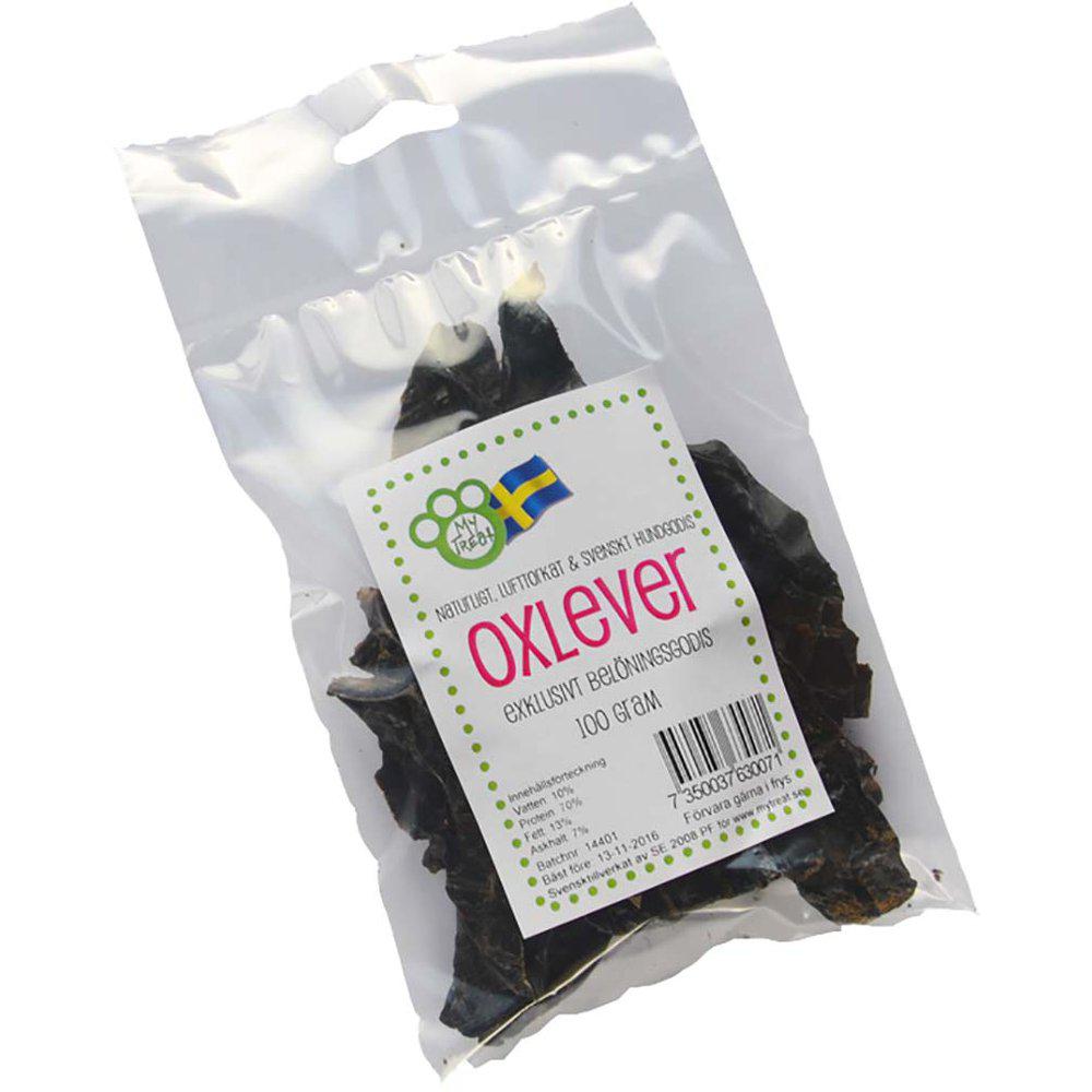 My Treat lufttorkad oxlever 100 g för hundar