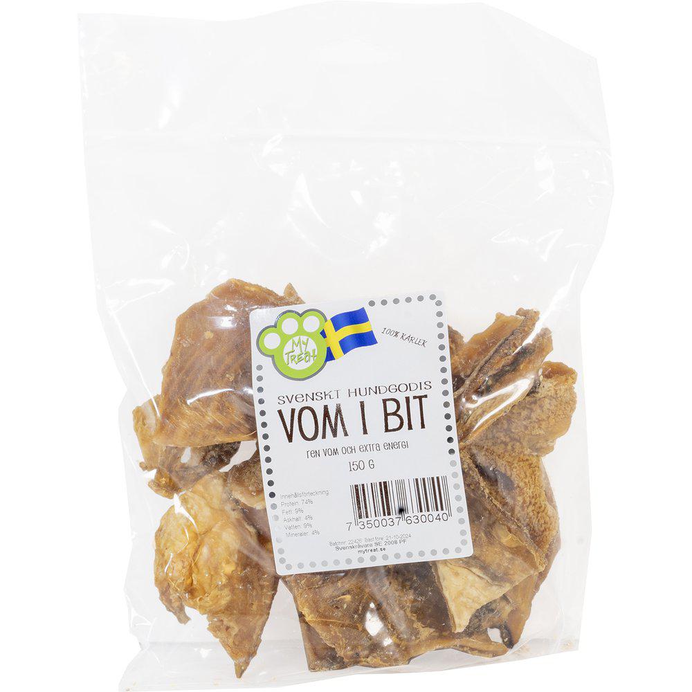 My Treat lufttorkade oxvom i bitar 150 g för hundar