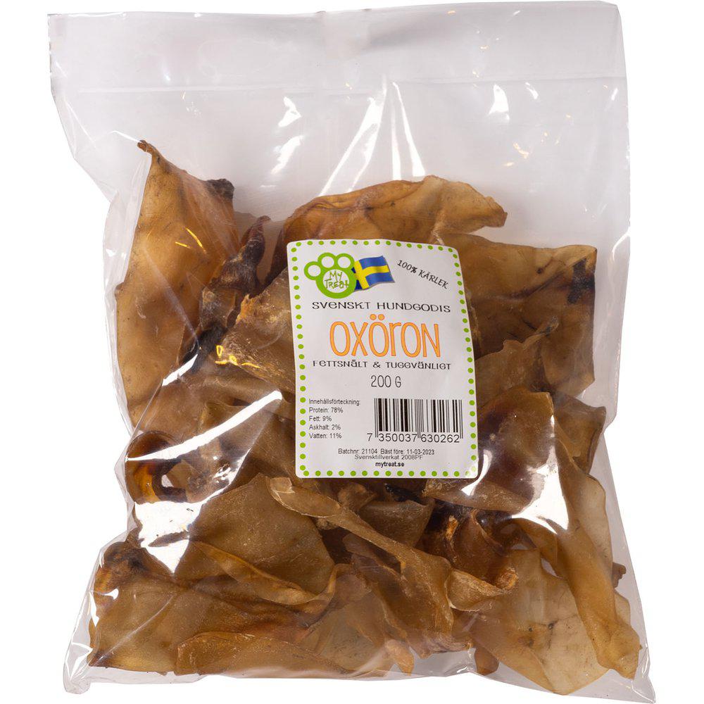 My Treat lufttorkade oxöron 200 g för hundar