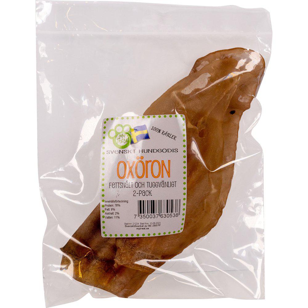 My Treat lufttorkade oxöron (2 st) för hundar