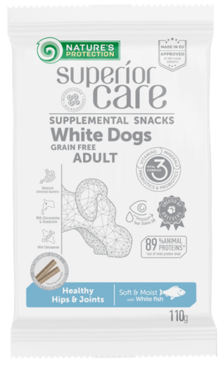 Nature's Protection Superior Care Hips & Joints fiskstick 110 g för hundar
