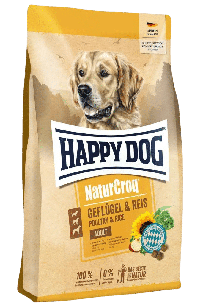 Happy Dog NaturCroq Geflügel & Reis 11 kg för hundar