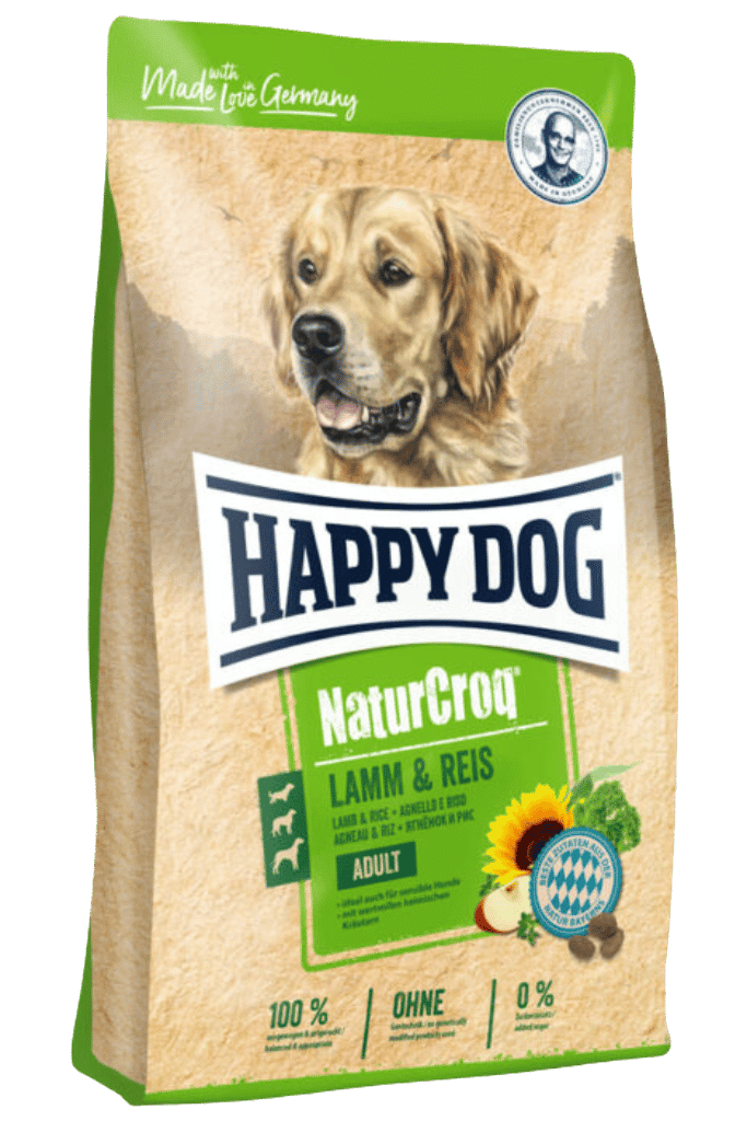 Happy Dog NaturCroq Lamm & Reis 15 kg för hundar