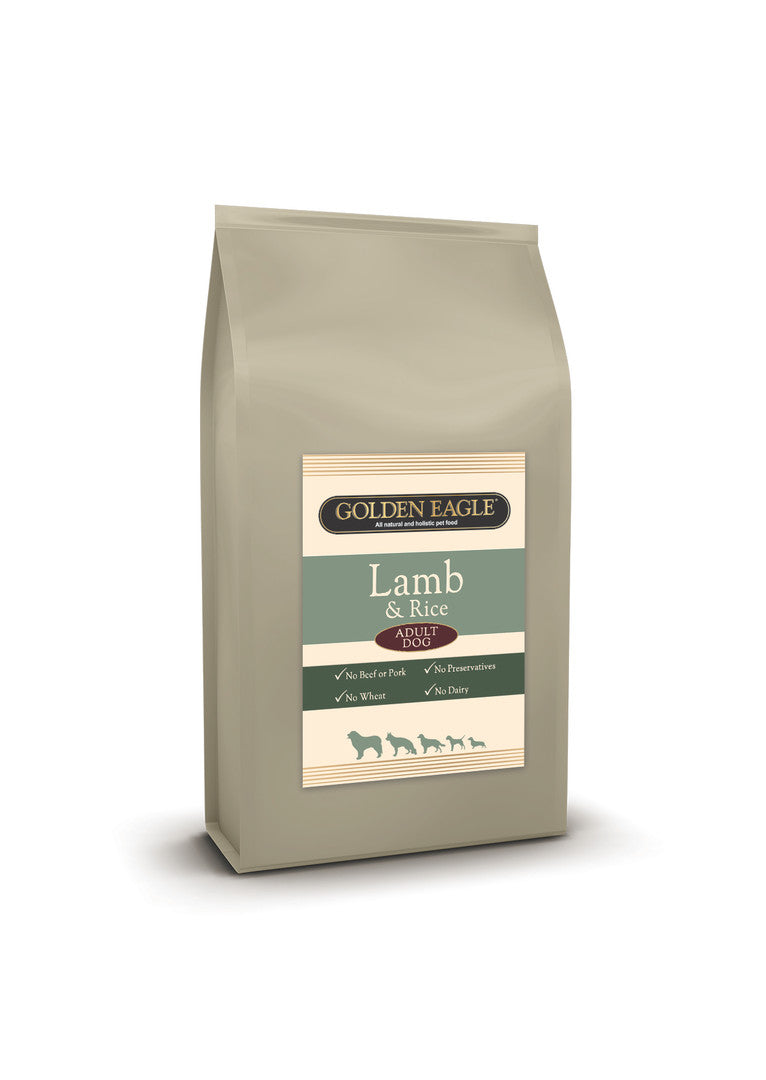 Golden Eagle Naturally Grainfree Hypoallergenic lamm & ris för hundar 1,5 kg