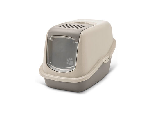 Savic Nestor covered litter box Grey