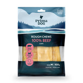 PrimaDog Rough Chews Beef Chip-tuggben M 100g