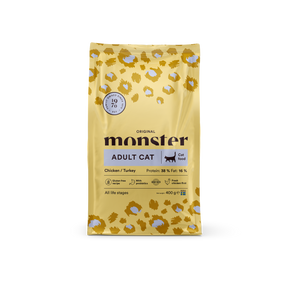 Monster Cat Original Adult Chicken-Turkey 400 g