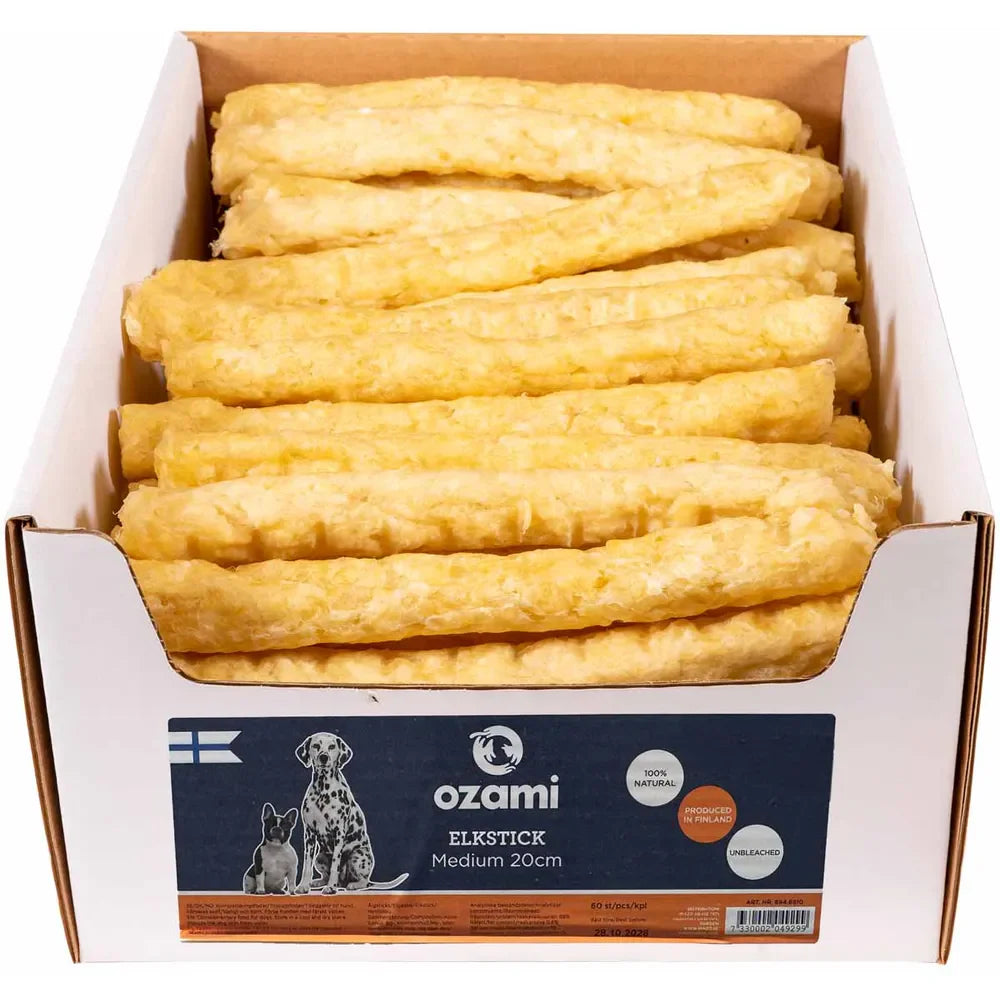 Ozami Elk Sticks M 20 cm 60 pcs VALUE PACK