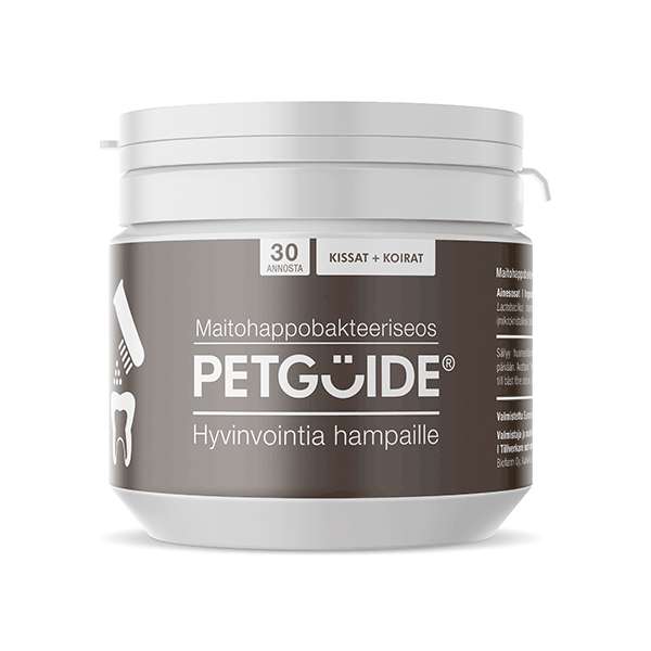 PetGuide probiotiskt tandvårdspulver för katt och hund 52 g
