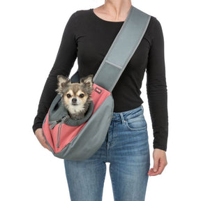 Trixie kandekott Sling (roosa-must, 50 × 25 × 18 cm, kuni 5 kg), 1 tk.