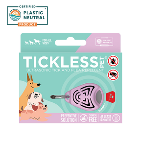 Tickless Pet puugi- ja kirbupeletaja lemmikloomadele, roosa