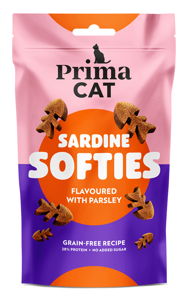 PrimaCat Softies Sardine-Parsley Godis för katter 50 g