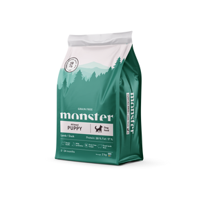 Monster Dog Grain Free Puppy All Breed Lamb-Duck 2 kg för valpar