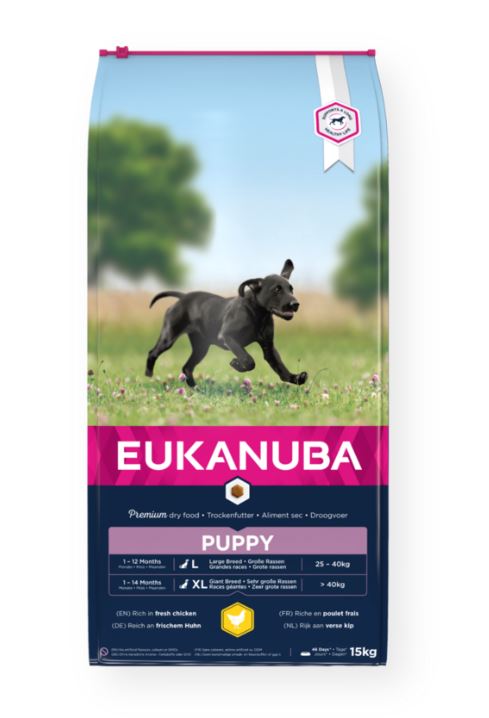 Eukanuba Canine Puppy Large 15 kg för valpar