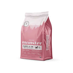 Monster Dog Grain Free Puppy S/M Turkey-Chicken 2 kg för valpar