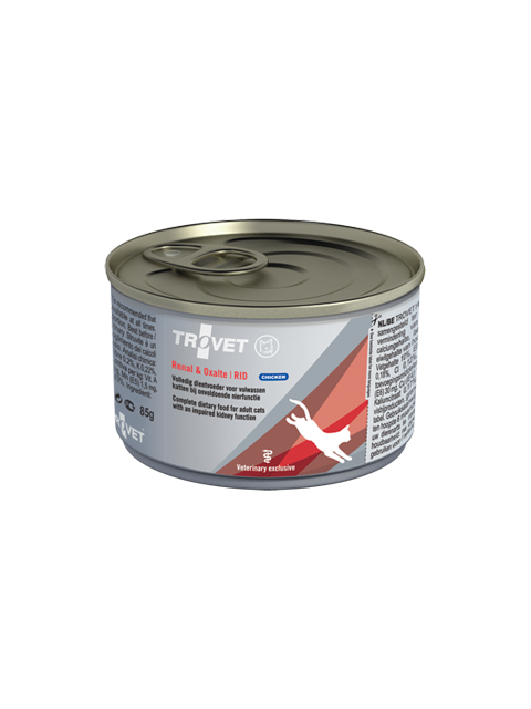 Trovet RID Renal & Oxalate chicken for cats can 6 x 100 g