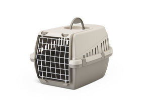 Savic transportlåda Trotter 1 med metalldörr Beige
